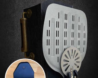 Pizza Turning and Placement Peel Wall Mount