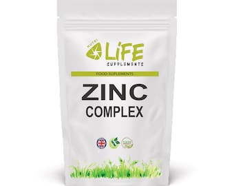 Zink-Complex-Kapseln Selen Biotin Anti Aging Beauty UK Ergänzung Haut Haare