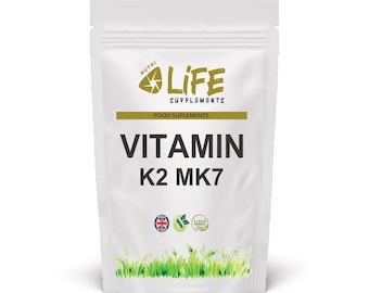 Vitamin K2 Mk7 200mcg Beste Natürliche Pulver K2 MK7 Kapseln Vegan Ergänzungen