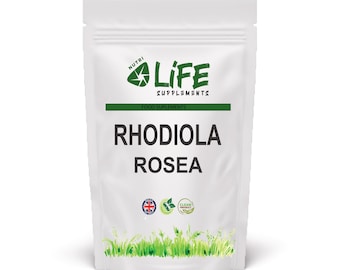 Rhodiola Rosea Capsules 500mg Natural Rhodiola Rosea Powder Vegan Supplements