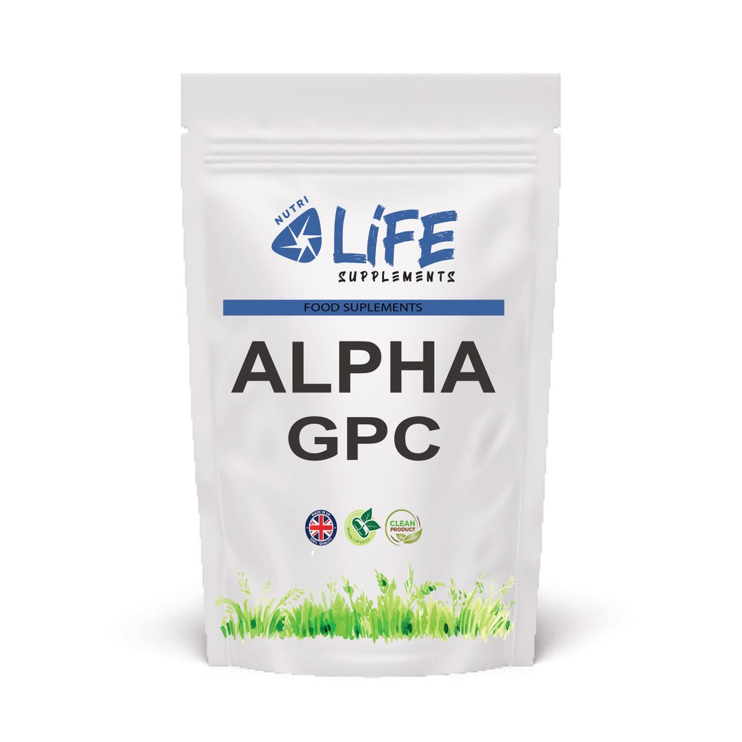 Alpha 100% GPC 500mg Clean Alpha Powder Vegan Capsules Notropic Brain ...
