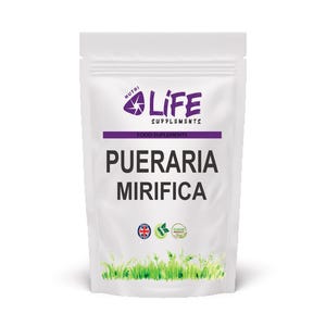 Cápsulas de Pueraria Mirifica 500 mg 40% Flavonoides Natural Vegano Suplemento del Reino Unido