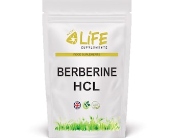 Berberinepoeder 450 mg berberinecapsules Natuurlijk berberine HCL veganistisch supplement