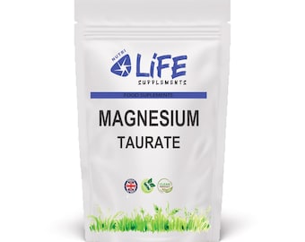 Magnesium Taurate Capsules 500mg Clean Magnesium Best Powder Vegan Supplements