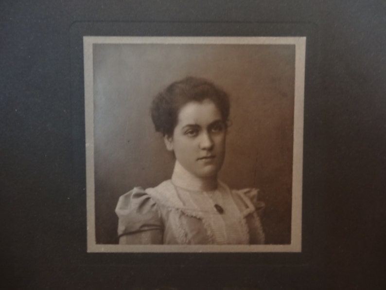 Edwardian Cabinet Cards of Two Young Ladies image 3