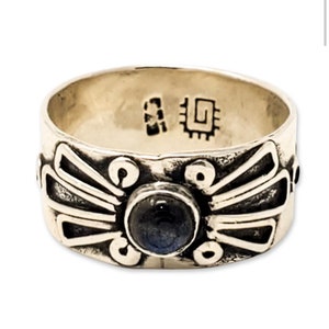Labradorite Butterfly Ring