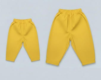 Kleinkind Barrel Leg Hose Schnittmuster PDF- Easy DIY Kinder Hose- Digital Download