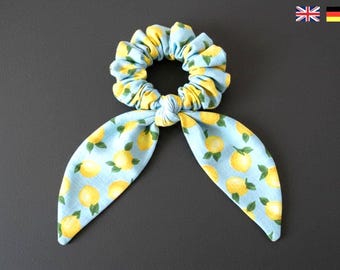DIY Scrunchie Schnittmuster - Haarschleife Hasenohren, einfaches Anfänger Bastelgeschenk