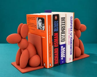 Sculptural Balloon Dog Bookends, 2-Piece Set, Choice of Model and Colour