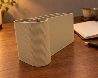 Planner and Notebook Organizer with Integrated Pen Holder