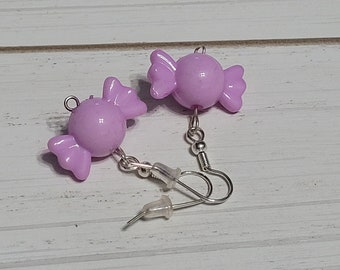 Light Purple Candy Earrings