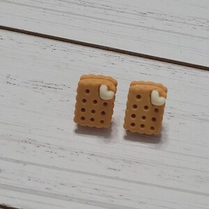 Cookie Earrings, Cookie Posts, Cookie Studs, Baker Earrings, Baker Gift, Biscuit Earrings, Biscuit Posts, Biscuit Studs