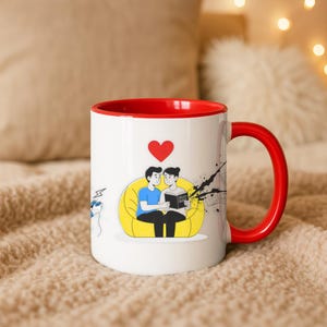 Tasse équilibre joueur et étudiant pour couples Tasse à café avec date d'étude Tasse enveloppante pour jeu et étude