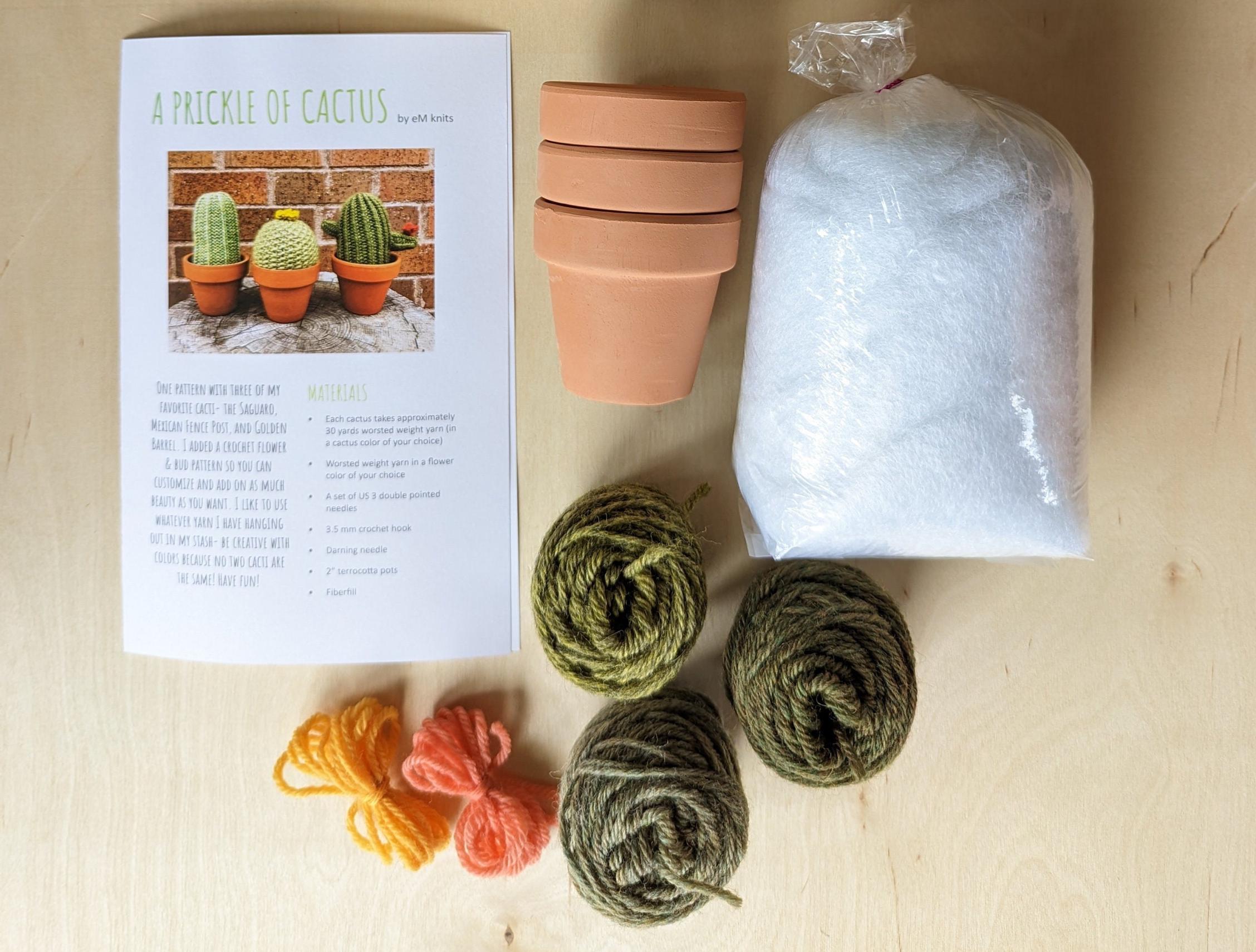 Cactus Knit Kit #1 - Etsy