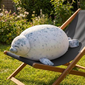 Realistische pluche zeeleeuw – Zacht bruin knuffeldier voor baby's en kinderen, schattig cadeau met oceaanmotief, verkrijgbaar in verschillende maten (20-80 cm)