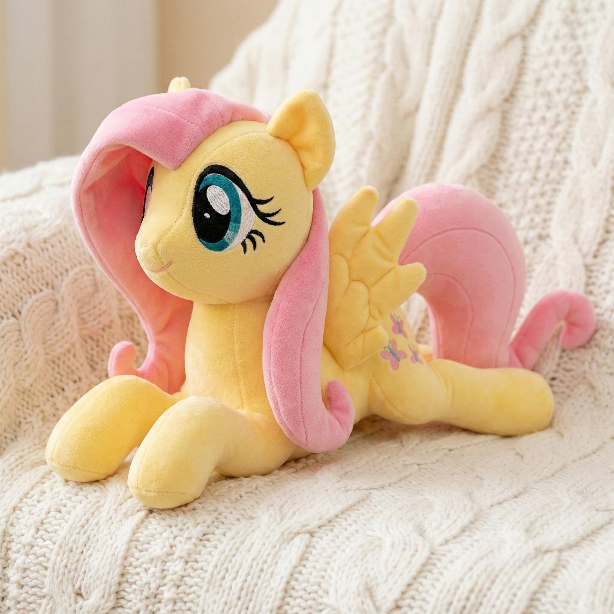 約50cm ぬいぐるみ フラッターシャイ 海外限定999体 新品 新品 Ty公式】MLP 約50cm ぬいぐるみ フラッターシャイ 海外限定999体 ぬいぐるみ