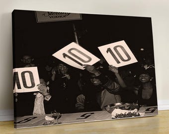 10 Point Scoreboard Canvas Print, Motivational Hypebeast Wall Art