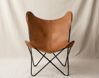 Leather Butterfly Chair