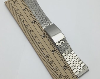 Reloj Casio B211 de acero inoxidable B-478L vintage para hombre, 18 mm, pulsera