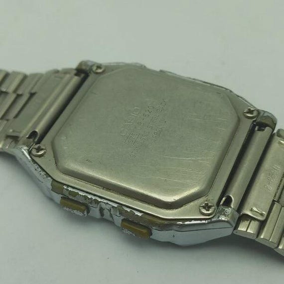 Casio Data Bank 675 DB-520 Quartz Chronograph Wor… - image 9