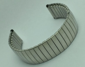 18 mm Stretchable Stainless Steel Men’s Watch Bracelet