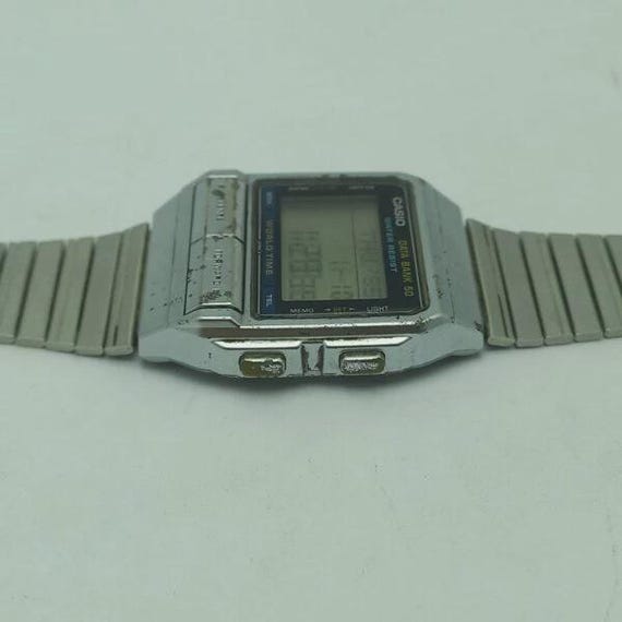 Casio Data Bank 675 DB-520 Quartz Chronograph Wor… - image 5