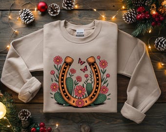 PNG retro del oeste, diseños de sublimación de herraduras, arte campestre de vaquera y vaquero