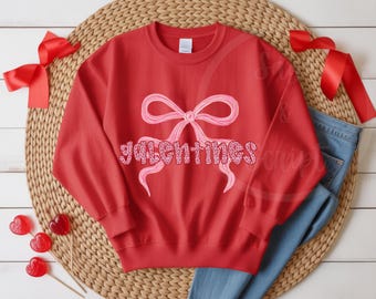 Galentines con estampado de leopardo PNG: elegante diseño de lazo rosa coqueto