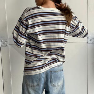 Women’s Striped Long Sleeve Top – Crew Neck Casual Wear

Casual everyday striped shirt