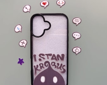 Krobus iPhone 16 / 17 Case | Stardew Valley Inspired Waterproof Sticker | Gift for Gamers