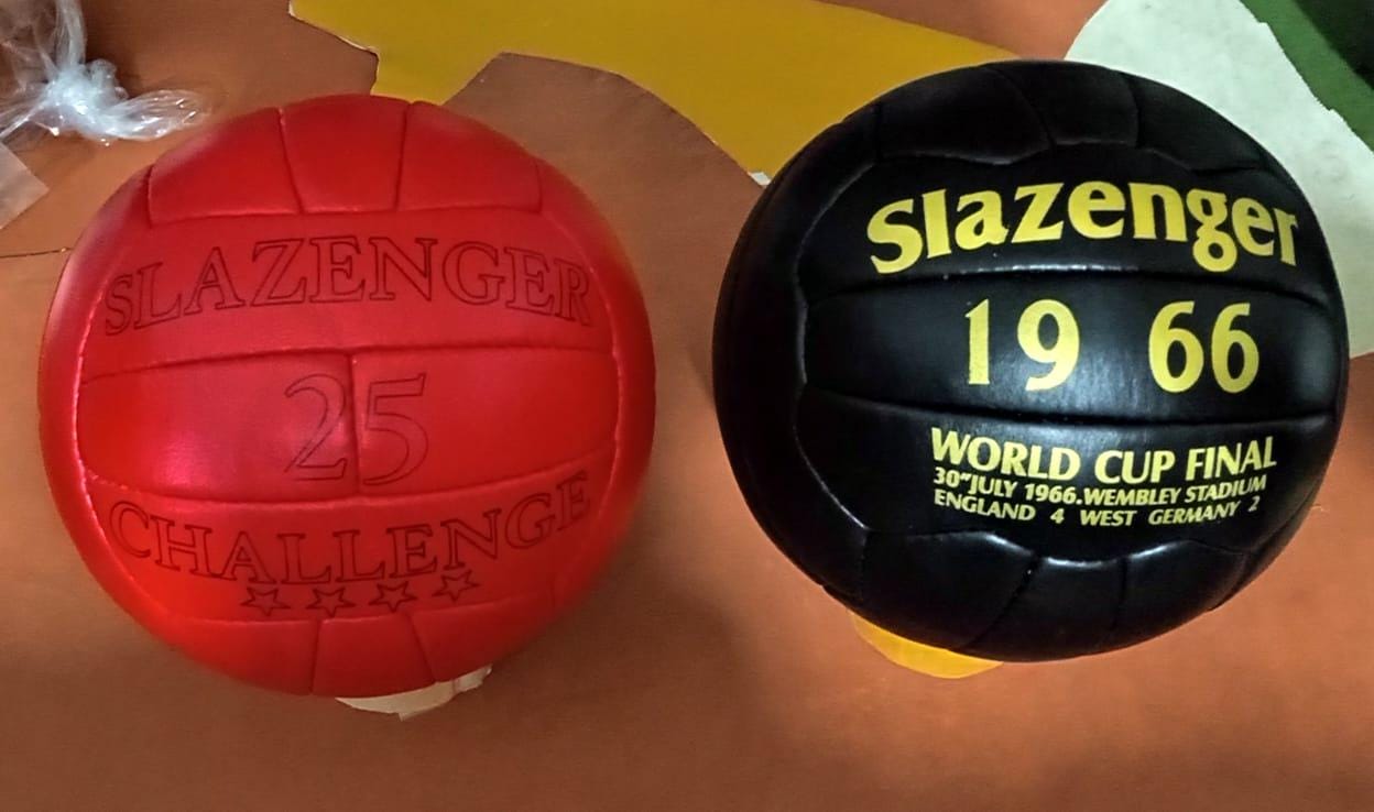 Slazenger 1966 World Cup Final Match Ball, Size 5 Leather Soccer