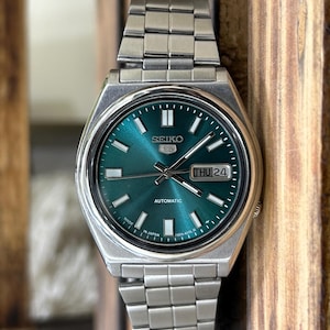 Seiko 5 Automatic 17 Jewels Tail Green Dial(changed) Japan Men's