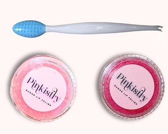 Exfoliante labial de azúcar (con color)