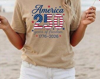 America 250th Anniversary Independence Day T-Shirt, 1776-2026 Patriotic Tee