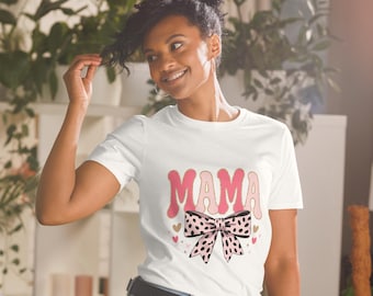 Mama Shirt, Custom Mom T-Shirt, Mothers Day Gift for Her, Minimalist Mama Tee