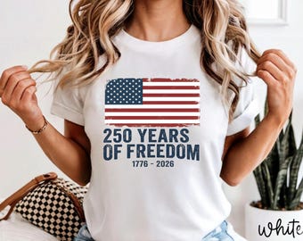 250 Anniversary USA Shirt Women 4th of July Shirts 1776-2026 250th Birthday T-Shirt Patriotic Shirts Tops