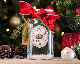 Heirloom Sourdough Starter Kit – Dehydrated, with Mason Jar & Gift Tag