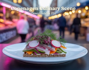 Guía gastronómica de Copenhague: Nuevo recorrido gastronómico nórdico y callejero por la ciudad (PDF digital)