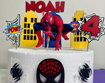 Spider Man Cake Topper