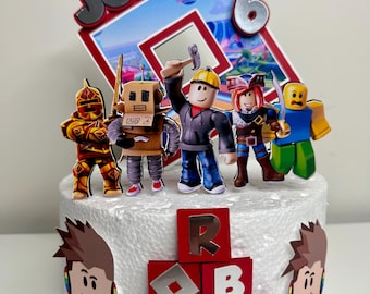 Roblox Cake Topper