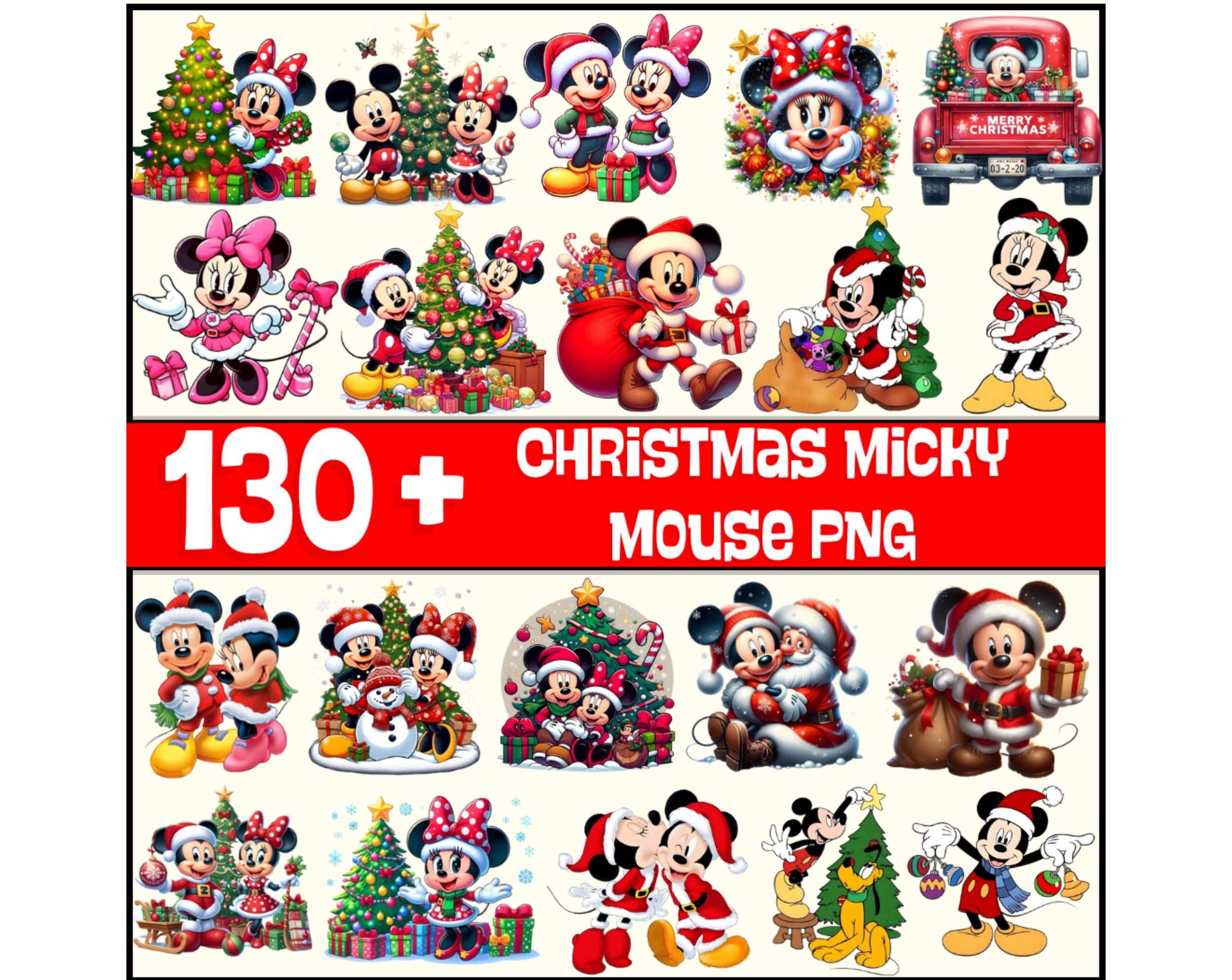 Mickey mouse christmas - Etsy België, image size:2500x1988