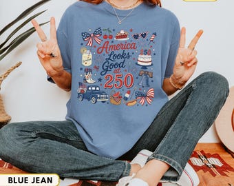Comfort Colors, Made in America Since 1776 Shirt, Patriotic USA Tee, Fourth of July Graphic Shirt, America 250 Celebration T-Shirt Gift