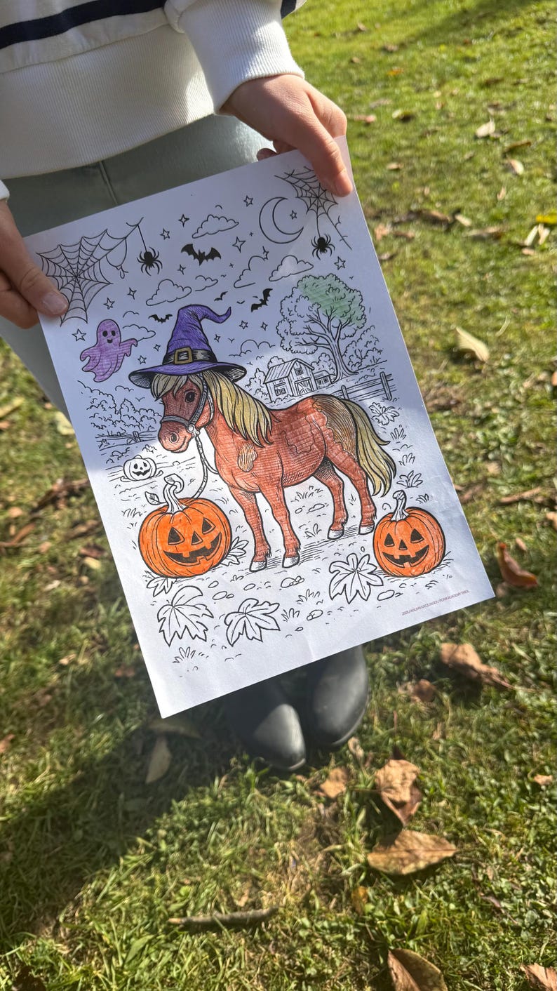 Halloween Horse Coloring Page Pony Coloring Page to Print Horse