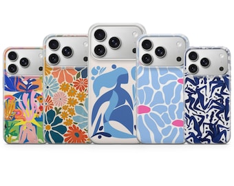 Coque de téléphone Henri Matisse pour iPhone 17 Pro Max, 17e, 15, 14, 13 et Samsung S26 Ultra, S25 FE, A57, A56, Pixel 10, 9A
