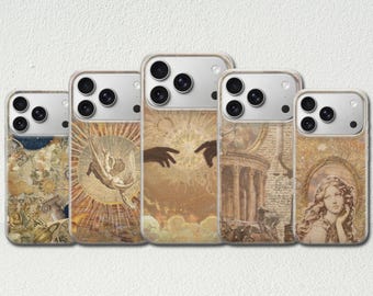 Greek Mythology Phone Case Renaissance Art Cover for iPhone 17 Pro Max, 17e, 15, 14, 13 & Samsung S26 Ultra, S25 FE, A57, A56, Pixel 10, 9A