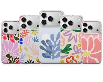 Funda para teléfono Henri Matisse con diseño botánico para iPhone 17 Pro Max, 17e, 15, 14, 13 y Samsung S26 Ultra, S25 FE, A57, A56, Pixel 10, 9A