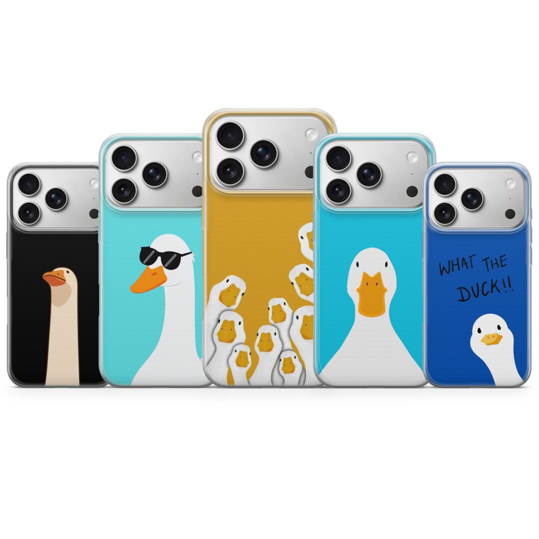 Funny Duck Phone Silly Goose Cover for iPhone 17 Pro Max, 17e, 15, 14 ...