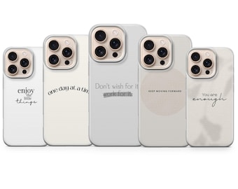 Inspiration Phone Case Quote Cover for iPhone 17 Pro Max, 17e, 15, 14, 13 & Samsung S26 Ultra, S25 FE, A57, A56, Pixel 10, 9A