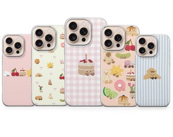 Funda de teléfono Pastel Kawaii de felpa suave para iPhone 17 Pro Max, 17e, 15, 14, 13 y Samsung S26 Ultra, S25 FE, A57, A56, Pixel 10, 9A
