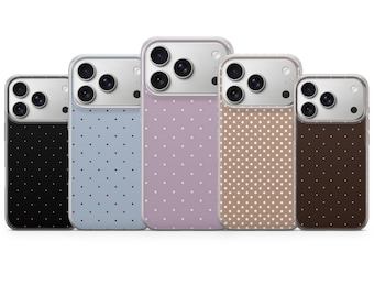 Funda de lunares para iPhone 17 Pro Max, 17e, 15, 14, 13 y Samsung S26 Ultra, S25 FE, A57, A56, Pixel 10, 9A